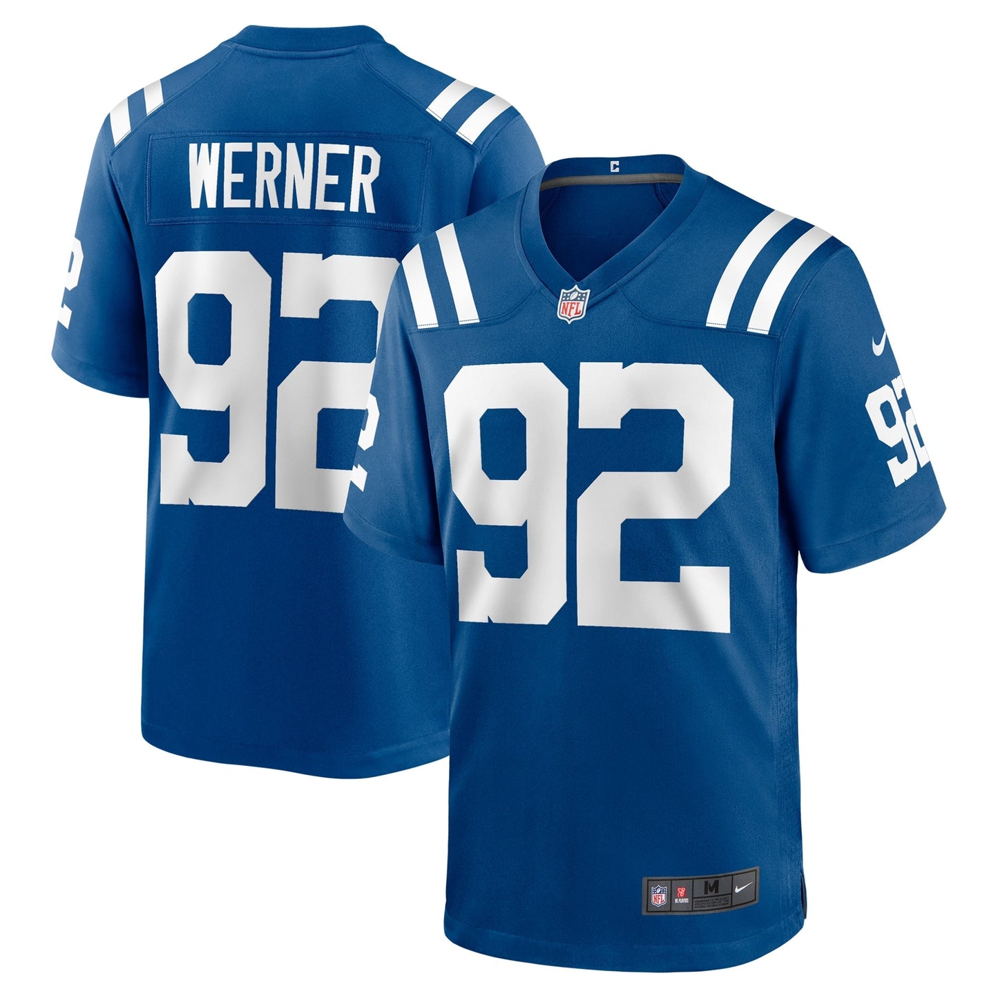 Bjoern Werner Indianapolis Colts  Retired   Game Jersey - Royal
