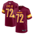 Charles Leno Jr. Washington Commanders  Home Game   Jersey - Burgundy