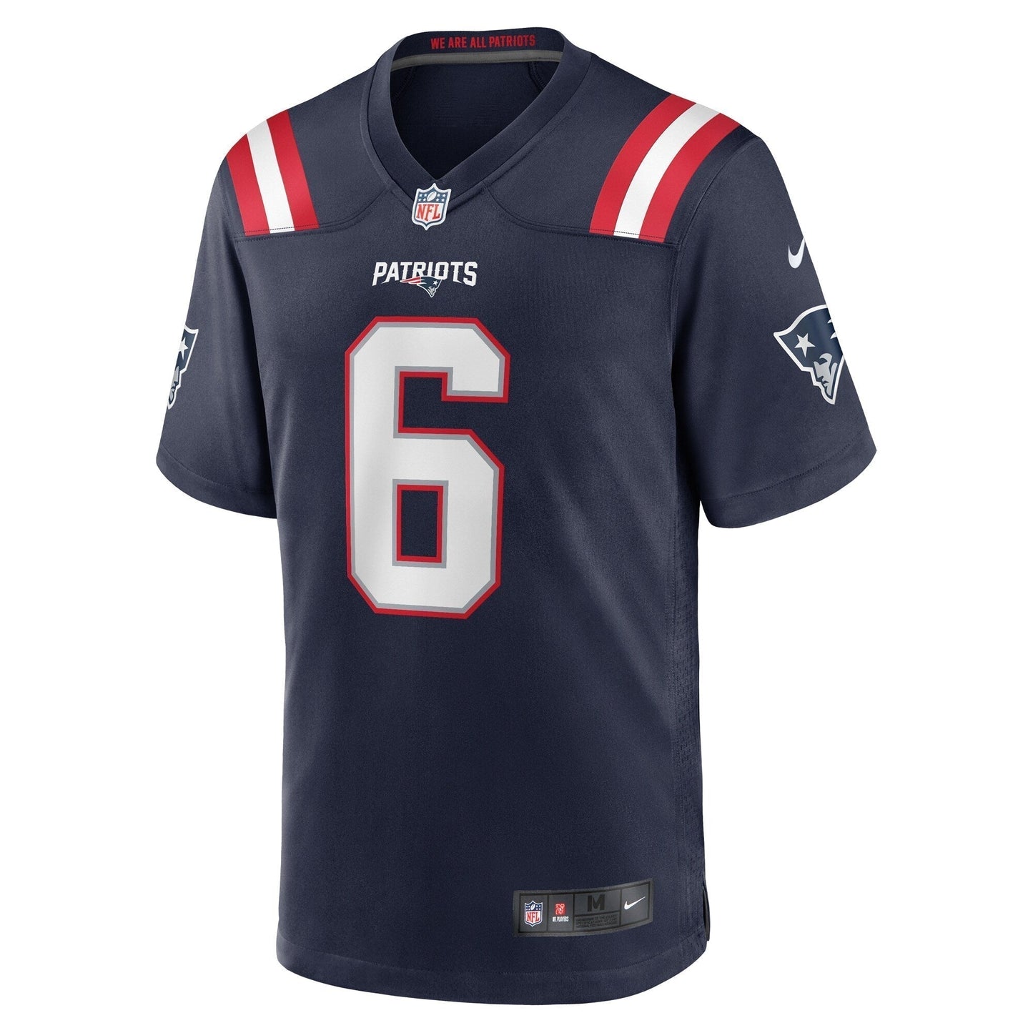 Javon Baker New England Patriots  Team Game Jersey -  Navy
