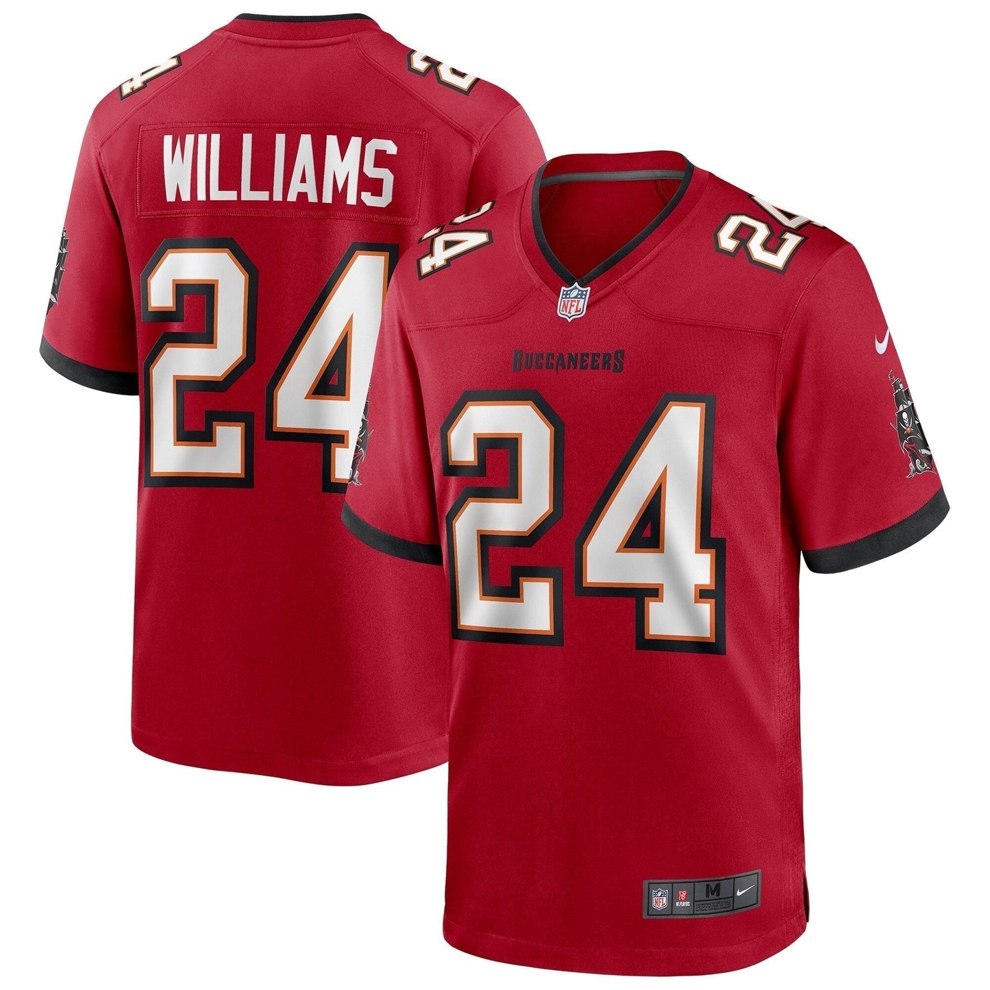 Cadillac Williams Tampa Bay Buccaneers  Game Retired   Jersey - Red