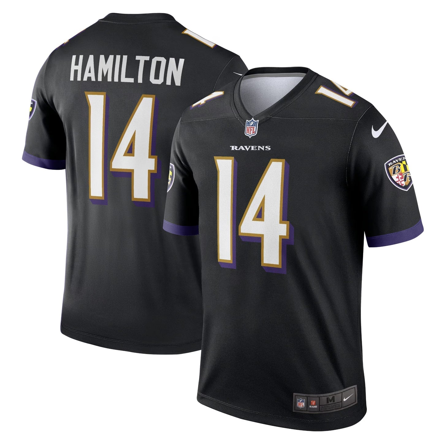 Baltimore Ravens Kyle Hamilton Black Legend Player Performance Top