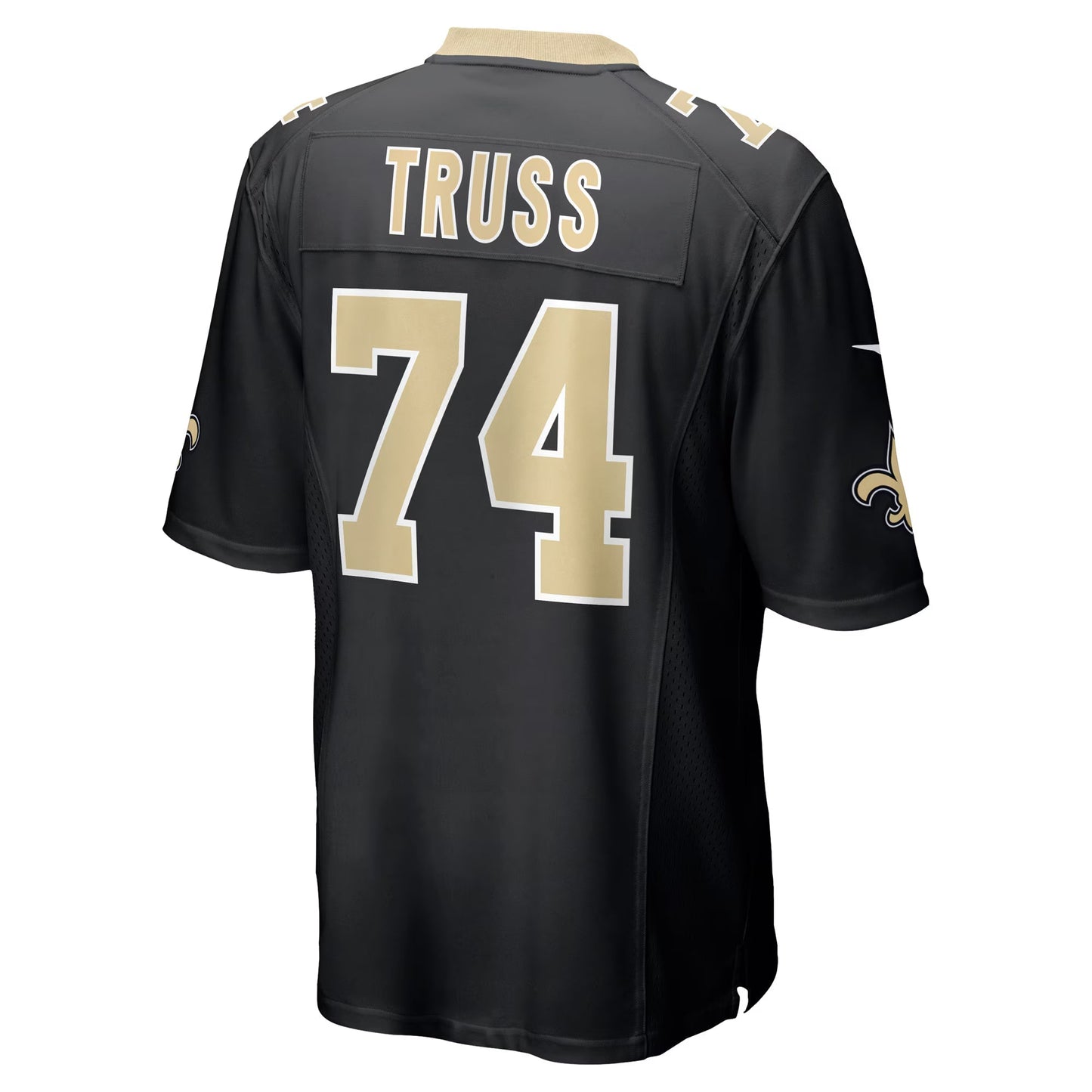 New Orleans Saints Xavier Truss Black Team Game Jersey