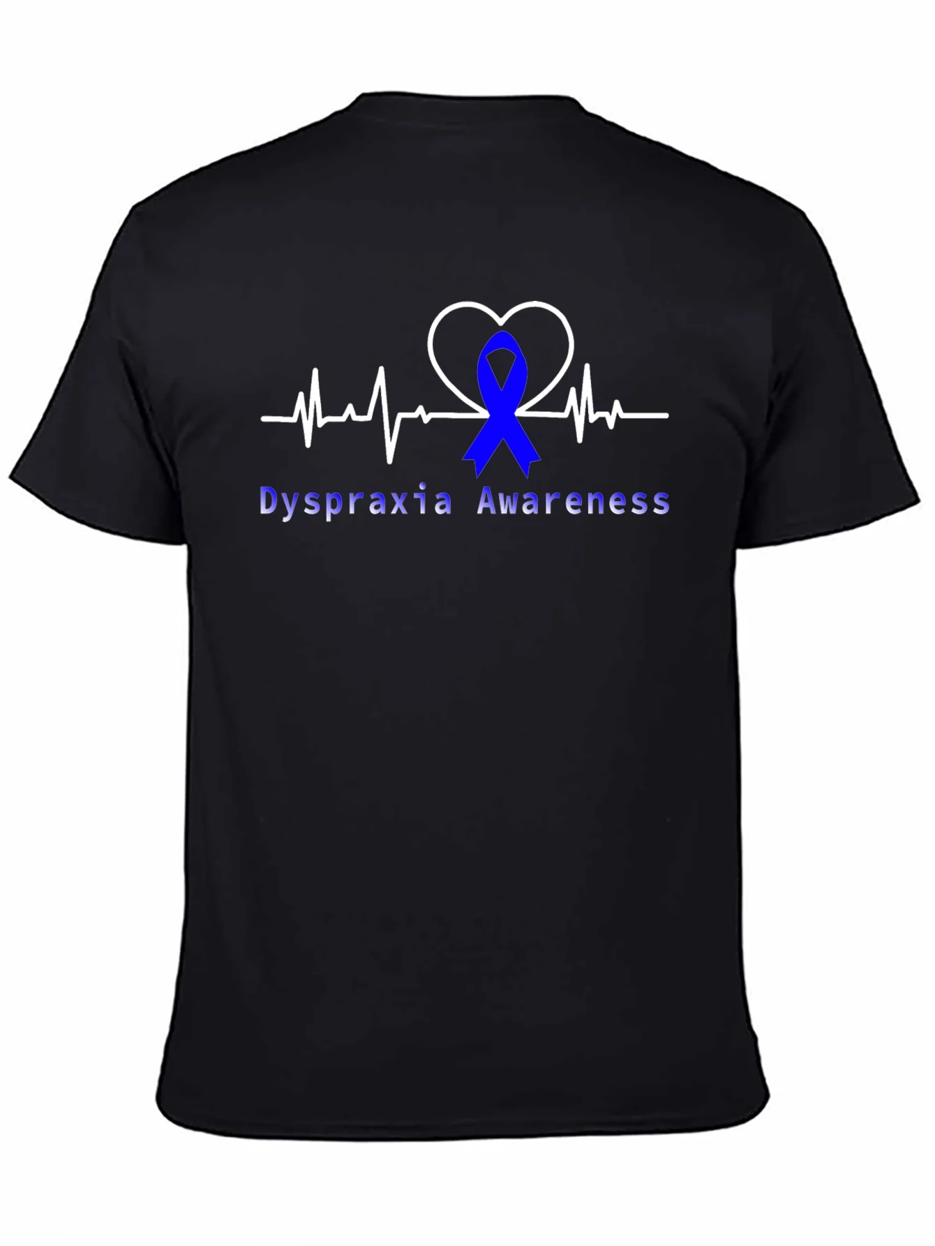 Dyspraxia Awareness Heartbeat T-Shirt