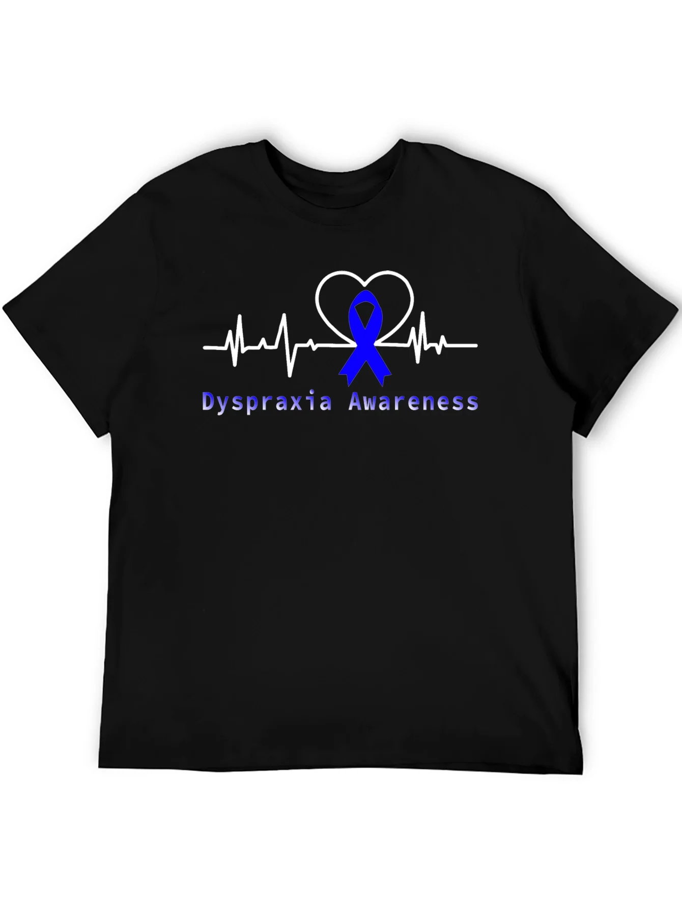 Dyspraxia Awareness Heartbeat T-Shirt