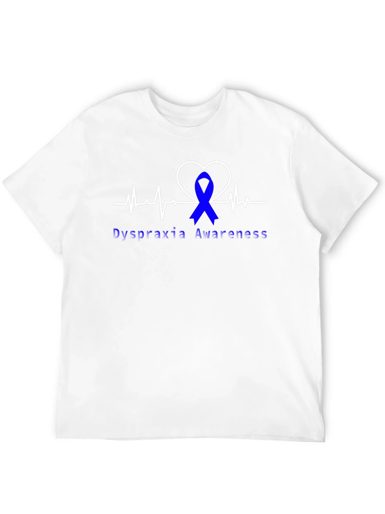 Dyspraxia Awareness Heartbeat T-Shirt