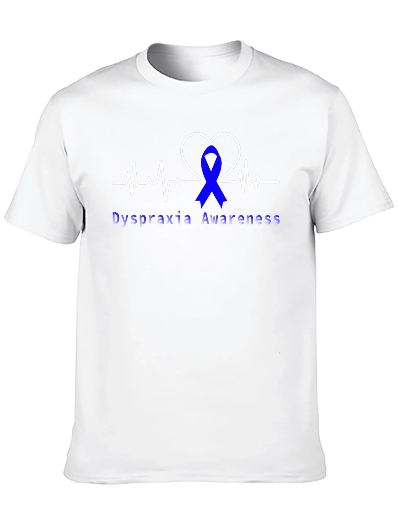 Dyspraxia Awareness Heartbeat T-Shirt