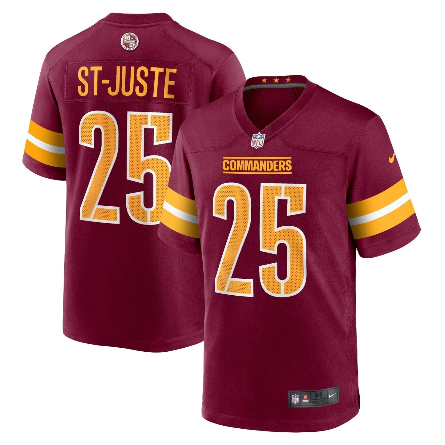 Benjamin St-Juste Washington Commanders    Game Jersey - Burgundy