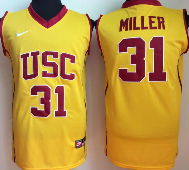 Men's USC Trojans Cheryl Miller Yellow Player Game Jersey