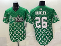 Men's Philadelphia Eagles Saquon Barkley Green Player Jersey
