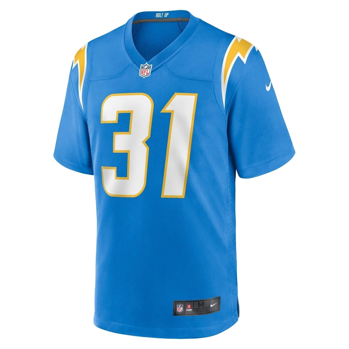 Nick Niemann Los Angeles Chargers  Game   Jersey - Powder Blue