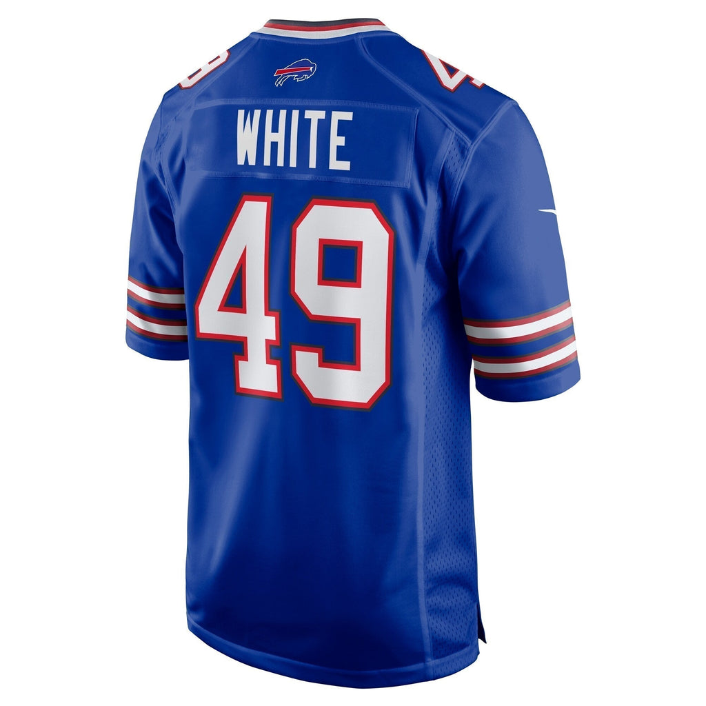 DaShaun White Buffalo Bills Team Game Jersey - Royal
