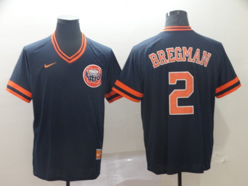 Men's Houston Astros Alex Bregman Navy Replica Player Jersey
