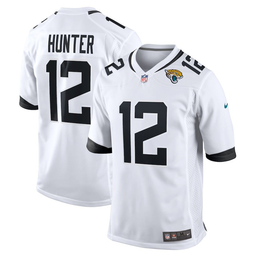 Jacksonville Jaguars Travis Hunter  White 2025 NFL Draft First Round Pick Game Player Jersey