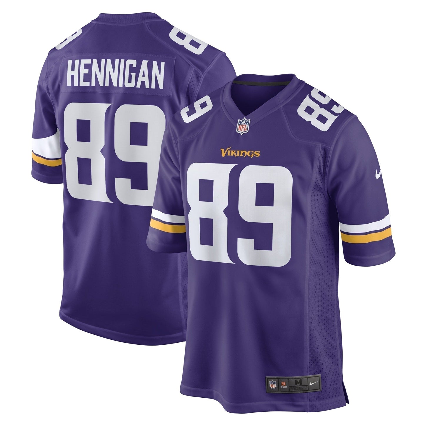 Thomas Hennigan Minnesota Vikings  Game   Jersey - Purple