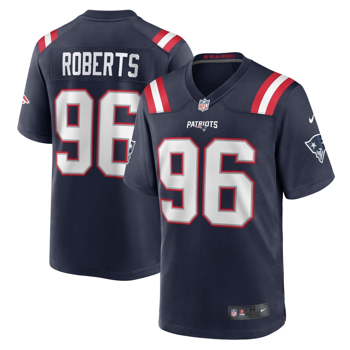Sam Roberts New England Patriots  Game   Jersey - Navy