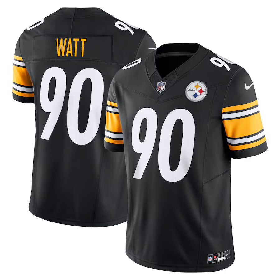 Pittsburgh Steelers 90# T.J. Watt  Vapor F.U.S.E. Limited Jersey