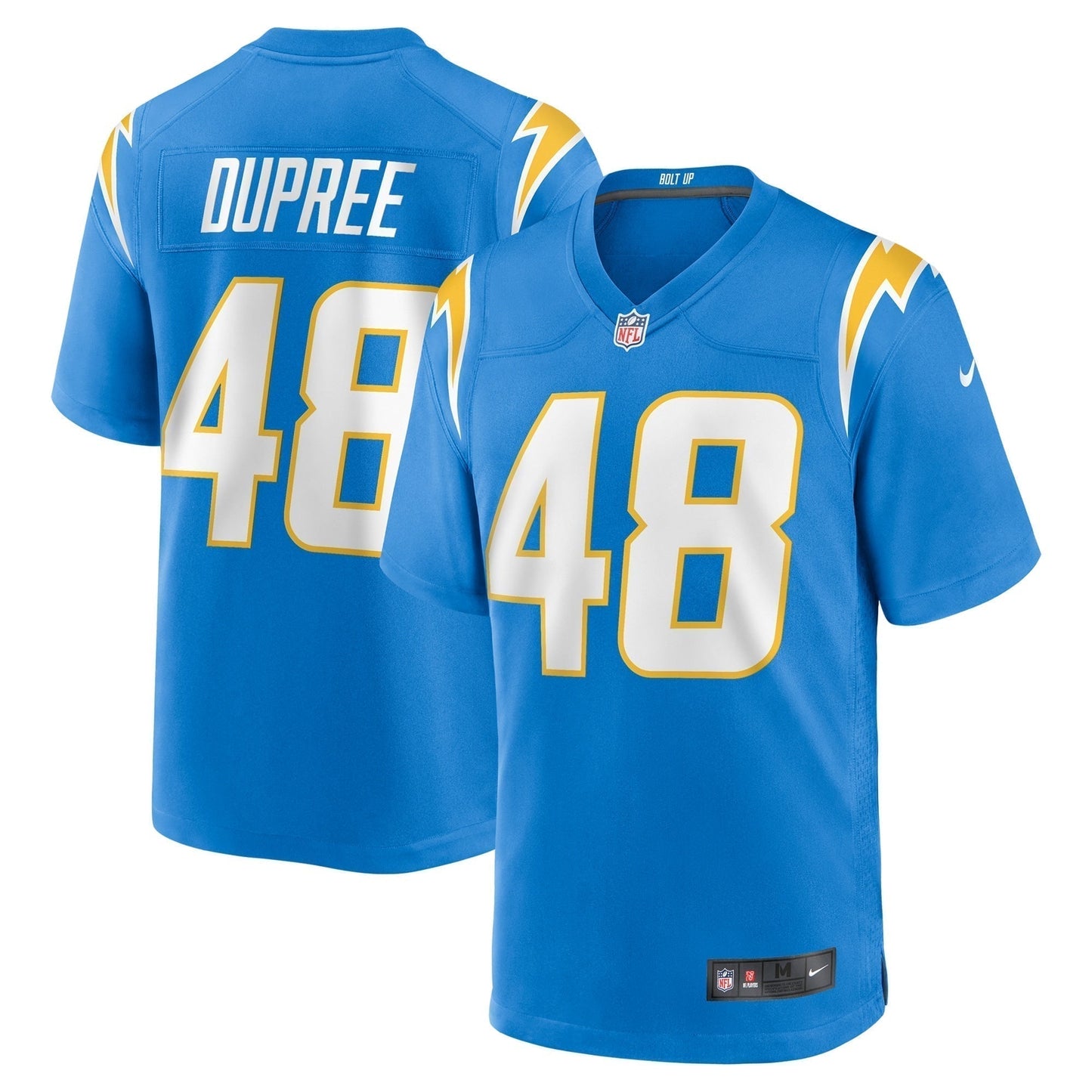 Bud Dupree Los Angeles Chargers  Team Game Jersey -  Powder Blue