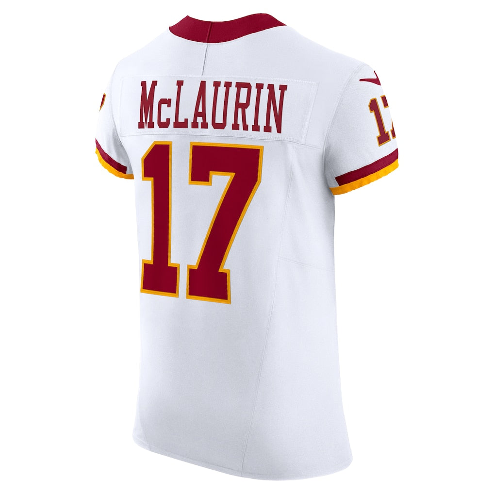 W.Commanders#17 Terry McLaurinWhite Alternate 2 Super Bowl Era Vapor F.U.S.E. Elite Jersey