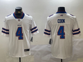 Men's Buffalo Bills James Cook White Game Player Jersey