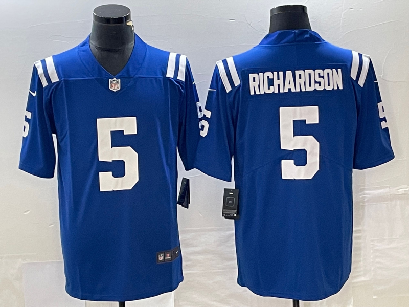 Men's Indianapolis Colts Anthony Richardson Royal 2023 NFL Draft First Round Pick Game Jersey