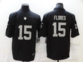 Men's Las Vegas Raiders Tom Flores Black Game Jersey