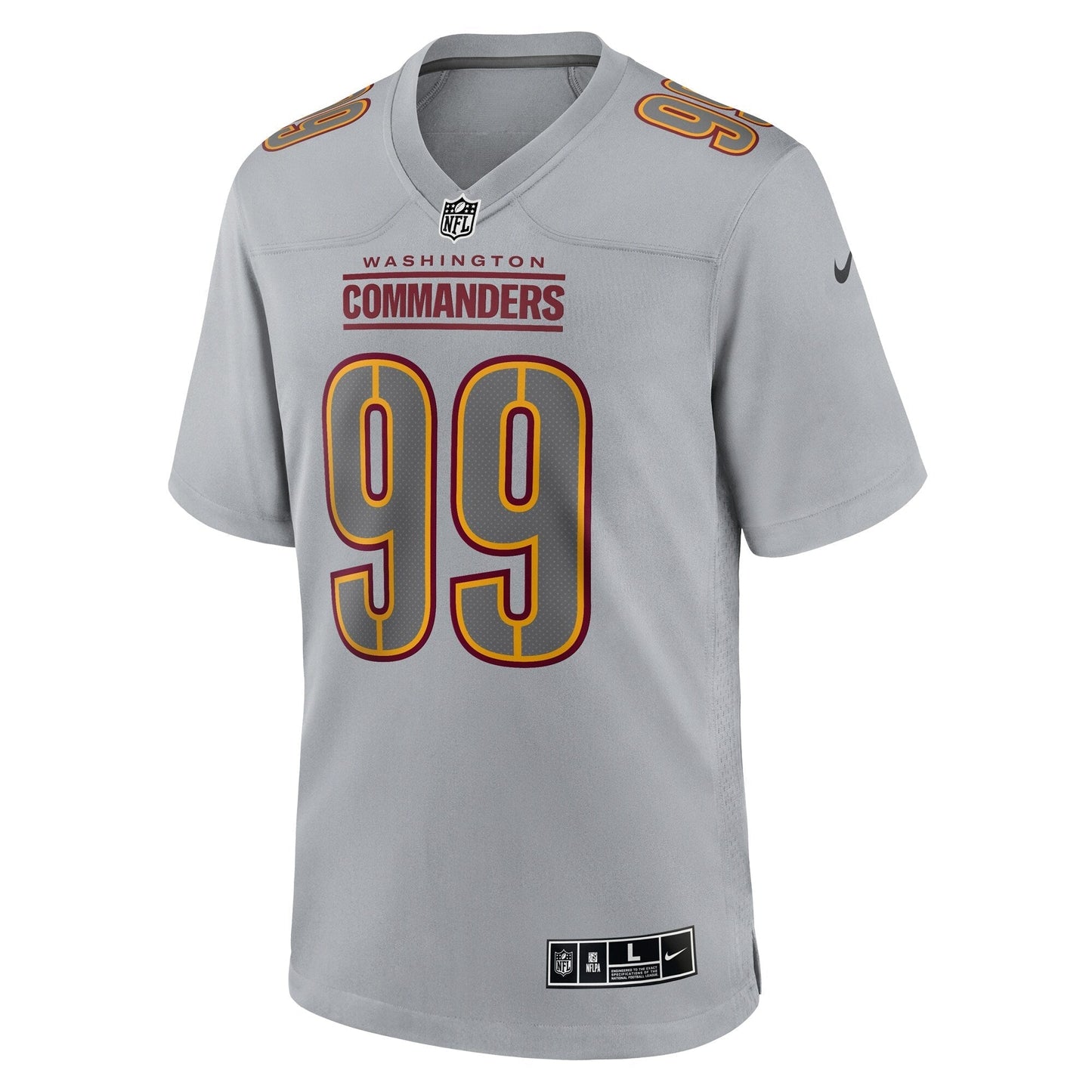 Chase Young Washington Commanders  Atmosphere Fashion Game Jersey - Gray