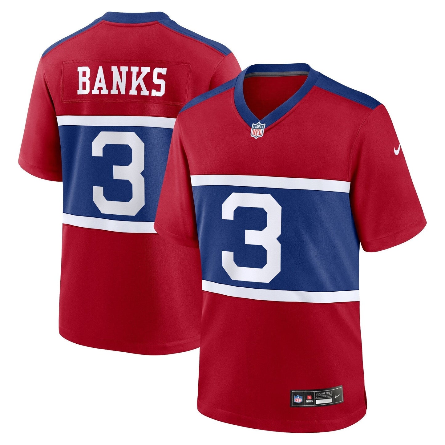 Deonte Banks New York Giants  Alternate   Game Jersey - Century Red