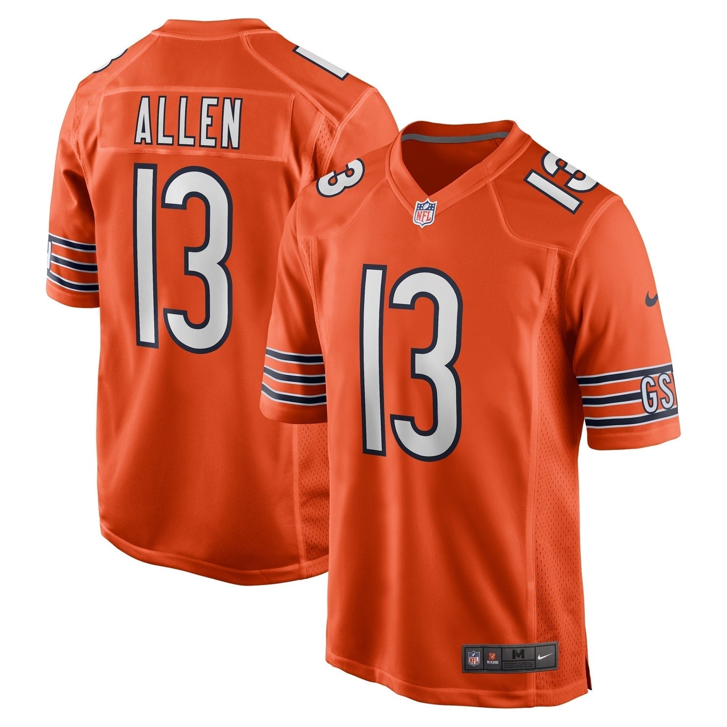 Keenan Allen Chicago Bears  Alternate Game Jersey -  Orange