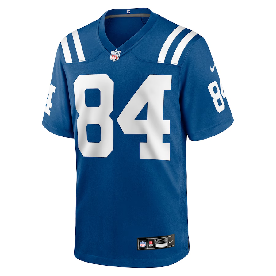 Men's Indianapolis Colts Tyler Warren  Royal 2025 NFL Draft First Round Pick Game Jersey