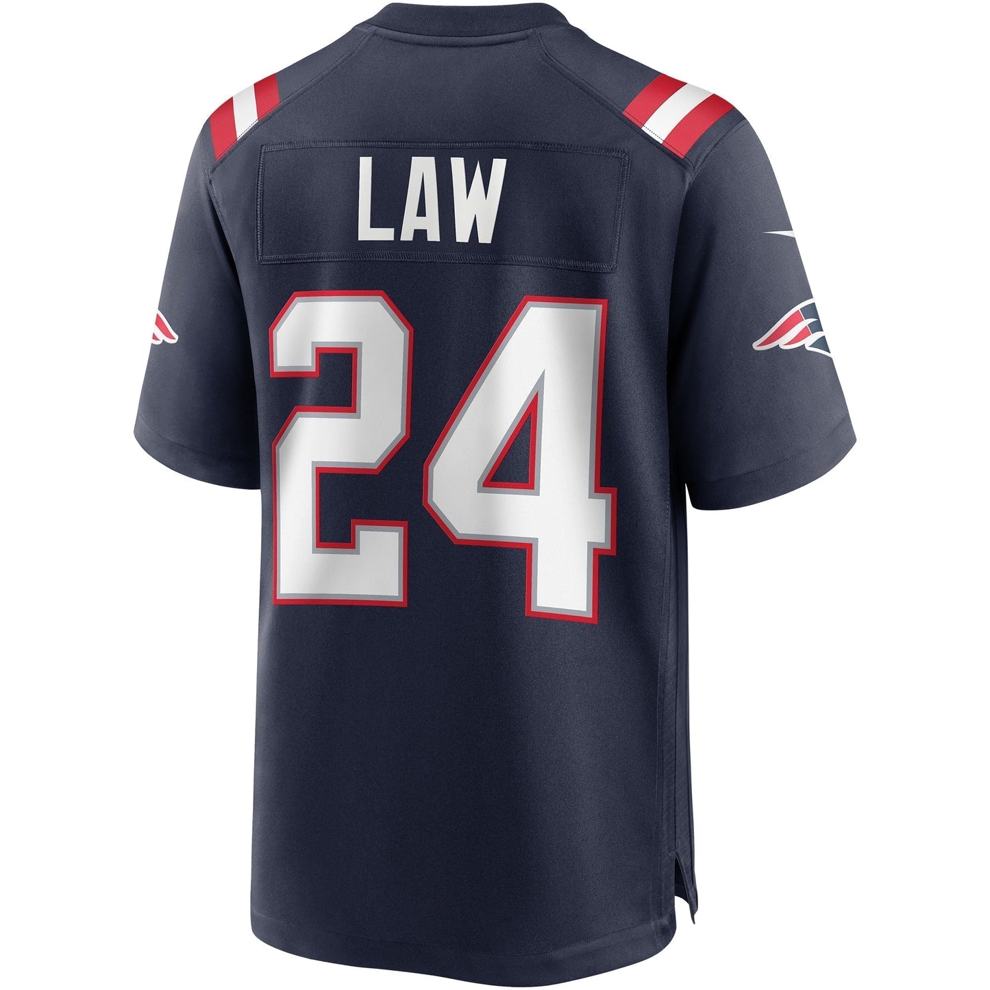 Ty Law New England Patriots  Game Retired   Jersey - Navy