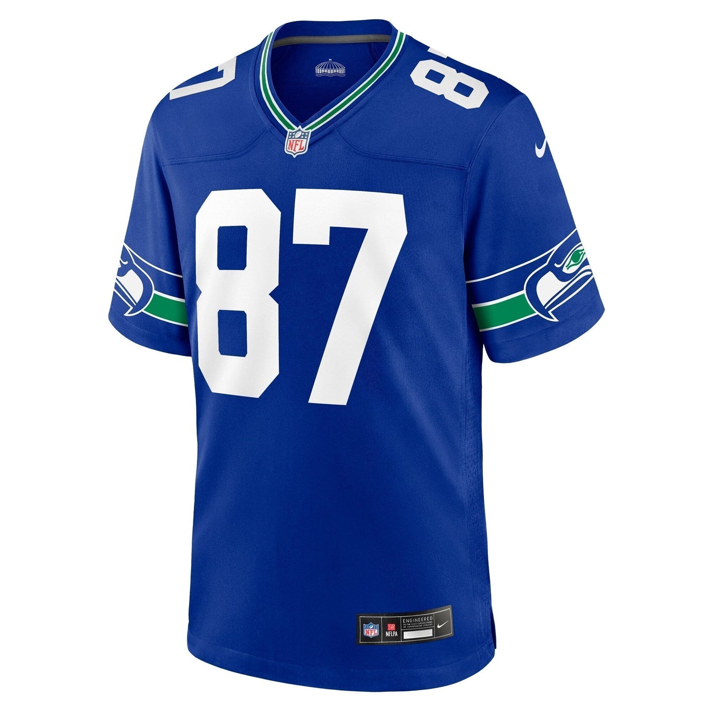 Noah Fant Seattle Seahawks  Throwback   Game Jersey - Royal