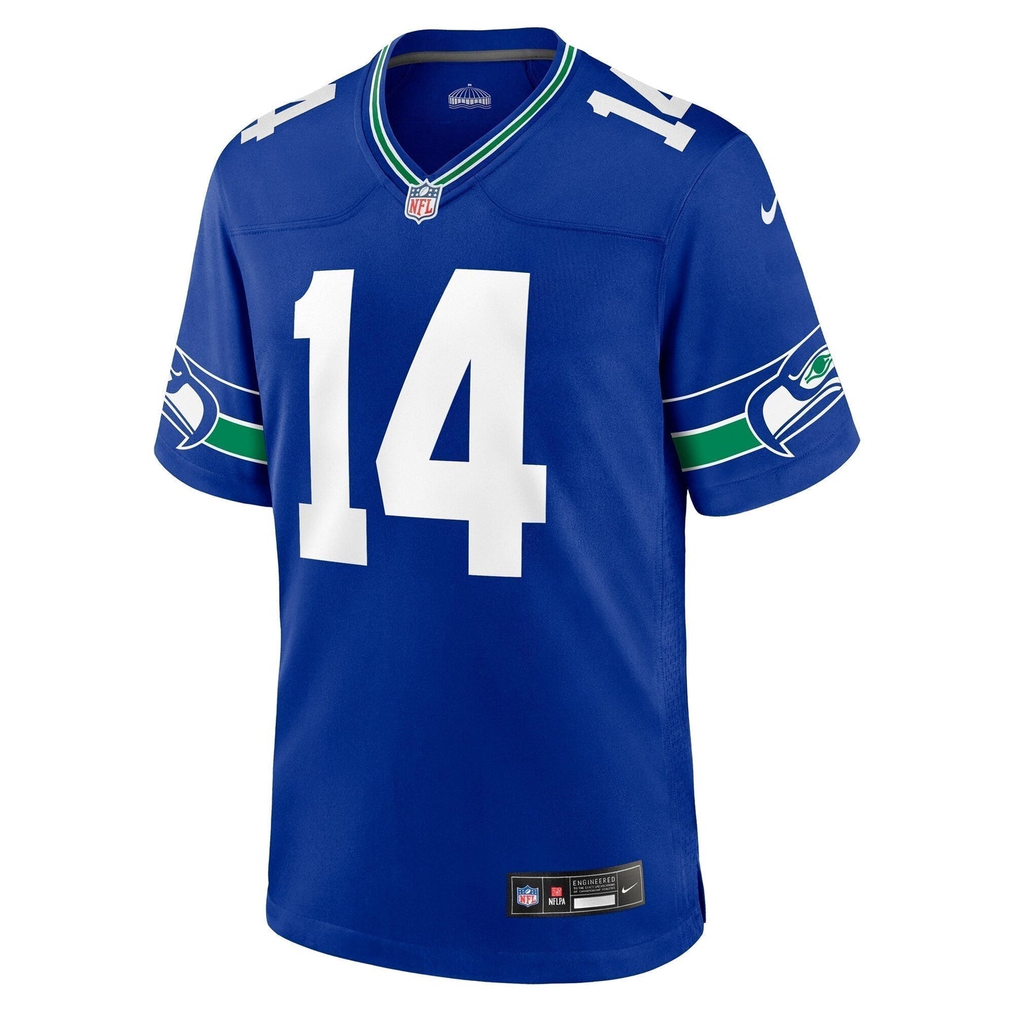 DK Metcalf Seattle Seahawks  Throwback   Game Jersey - Royal