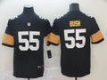 Men's Pittsburgh Steelers Devon Bush Jr. Black Player Game Jersey