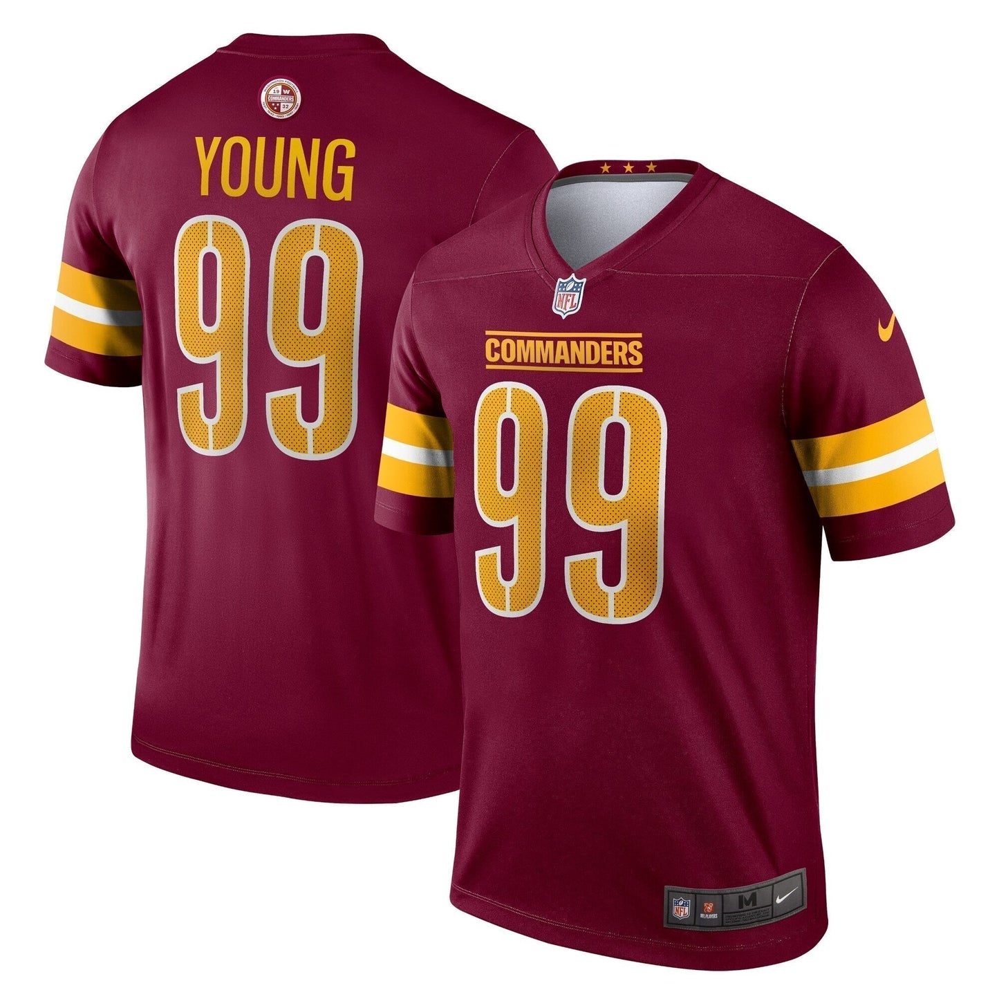 Chase Young Washington Commanders  Legend Jersey - Burgundy