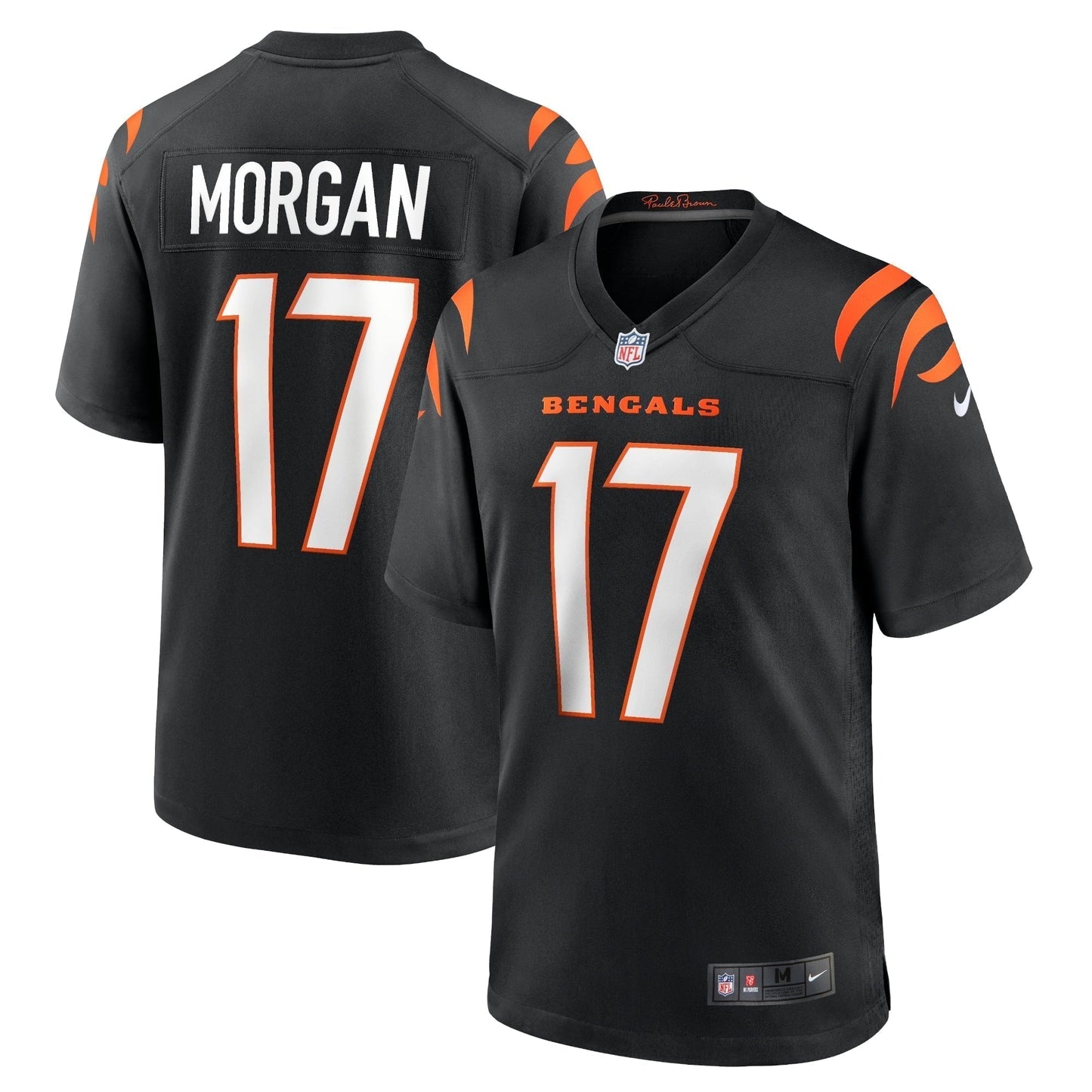 Stanley Morgan Cincinnati Bengals    Game Jersey - Black