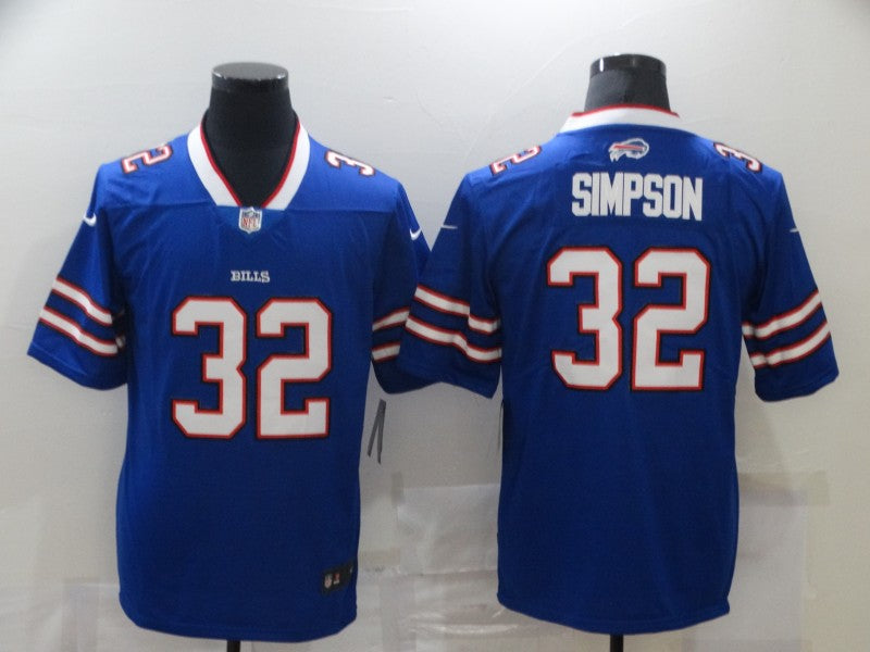 Men's Buffalo Bills O. J. Simpson Blue Game Player Jersey