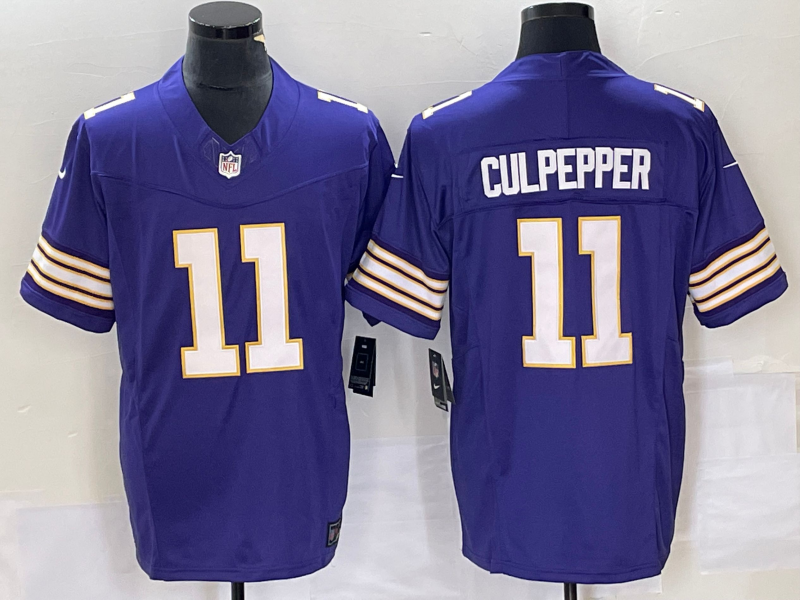 Men's Minnesota Vikings Daunte Culpepper Purple Classic Player Jersey