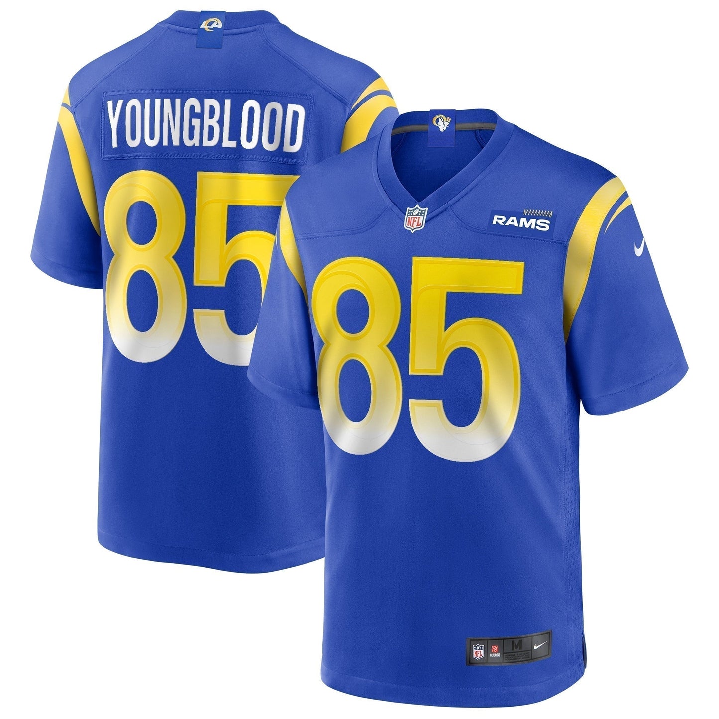 Jack Youngblood Los Angeles Rams  Game Retired   Jersey - Royal