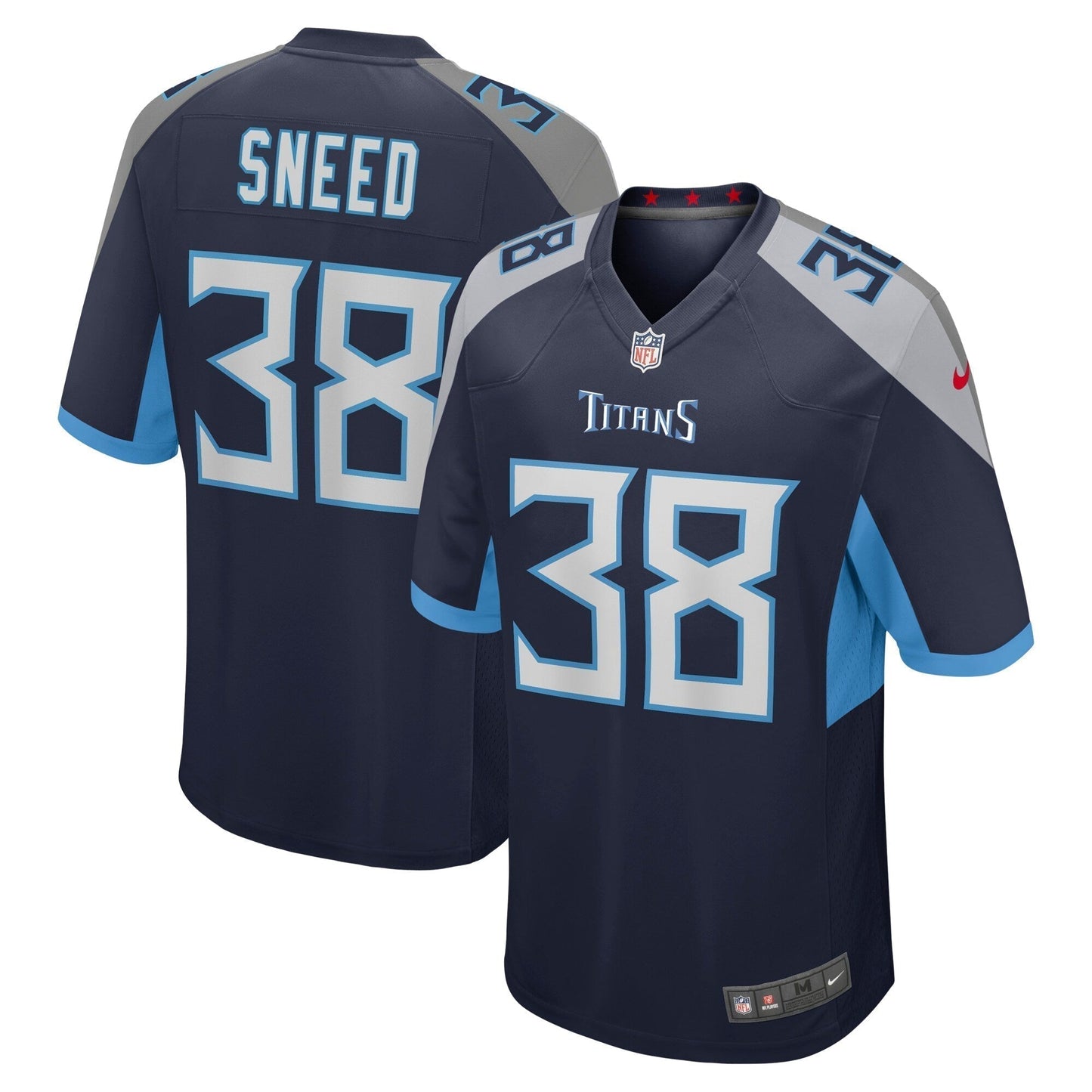 L'Jarius Sneed Tennessee Titans  Team Game Jersey -  Navy