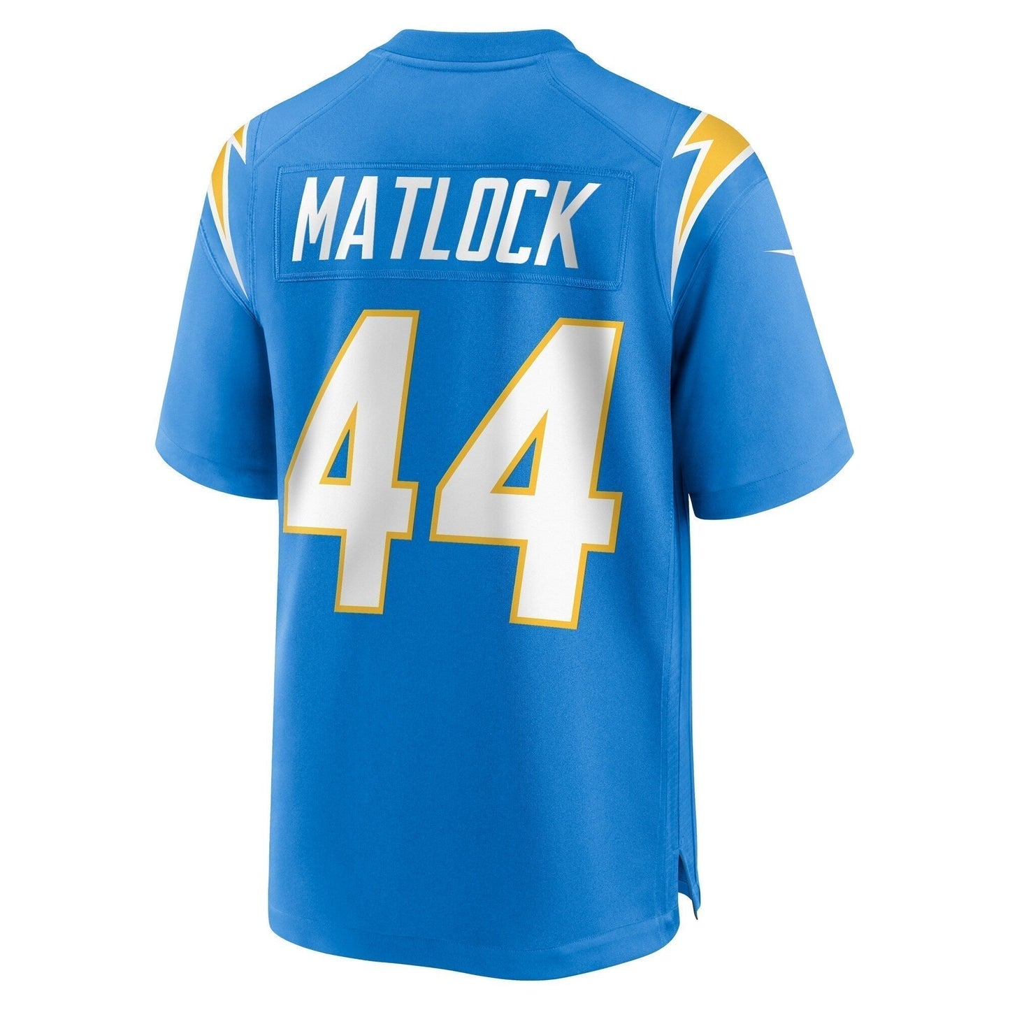 Scott Matlock Los Angeles Chargers  Team Game Jersey - Powder Blue