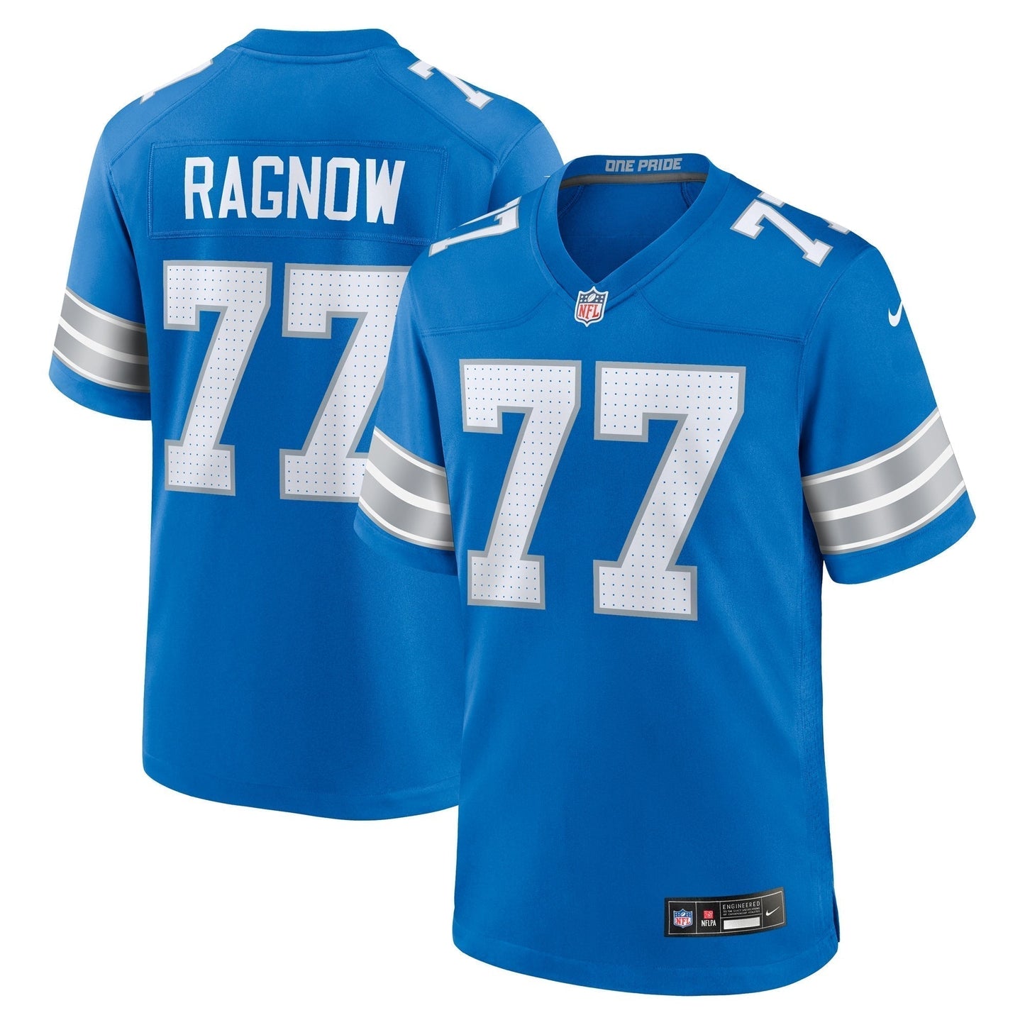 Frank Ragnow Detroit Lions  Team Game Jersey -  Blue