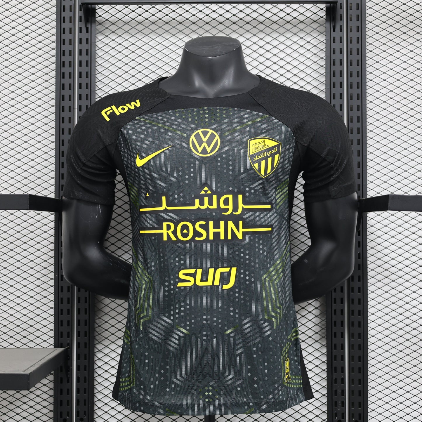 2026 Jeddah Second Away Black Advertisement Version Player Jersey