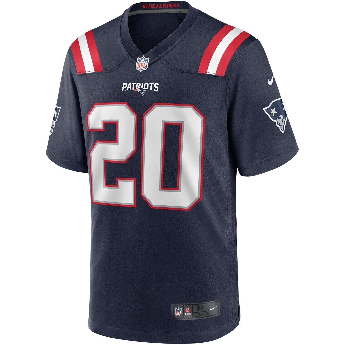 Gino Cappelletti New England Patriots  Game Retired   Jersey - Navy