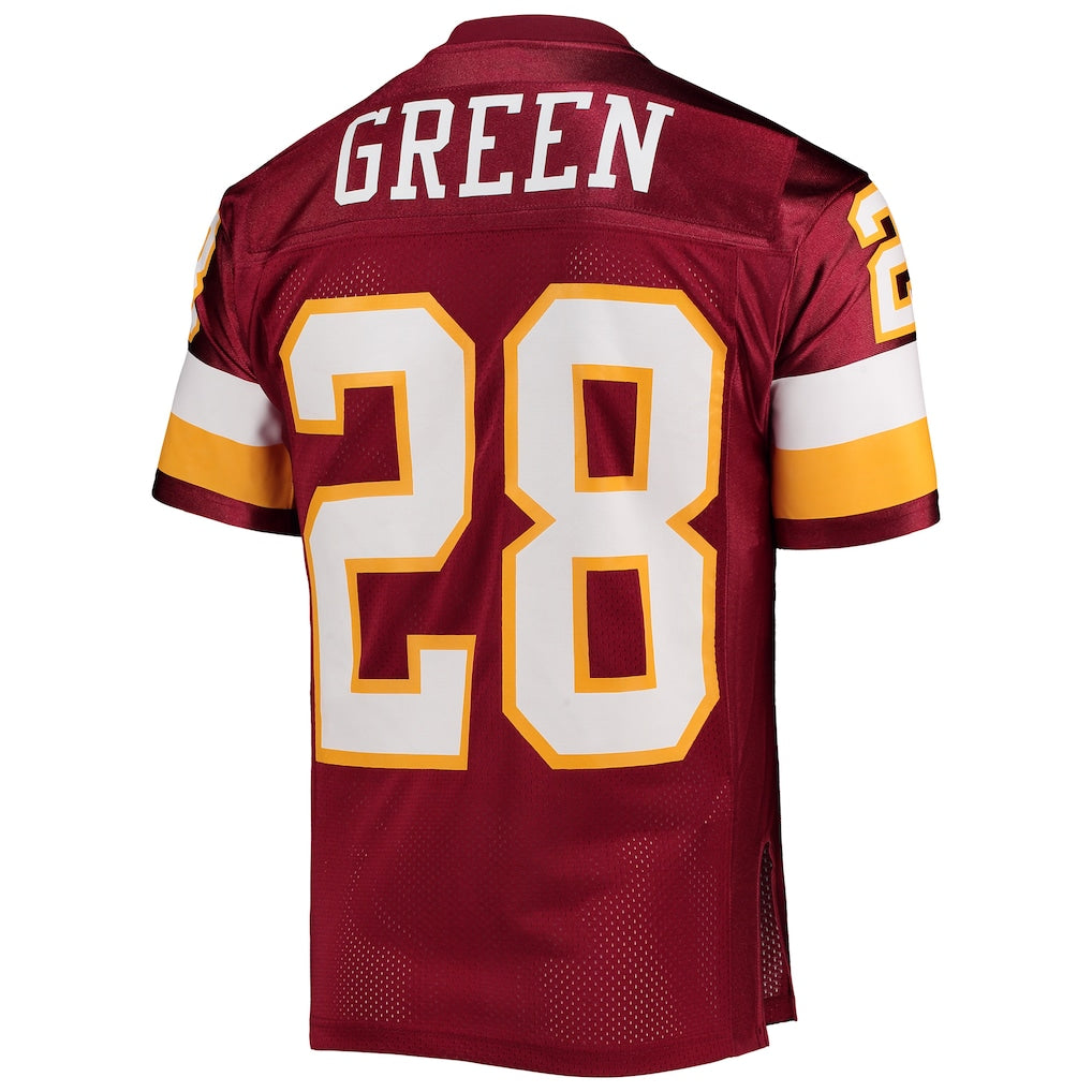 W.Commanders #28 Darrell Green 1994  Burgundy Authentic Throwback Retired Player Jersey