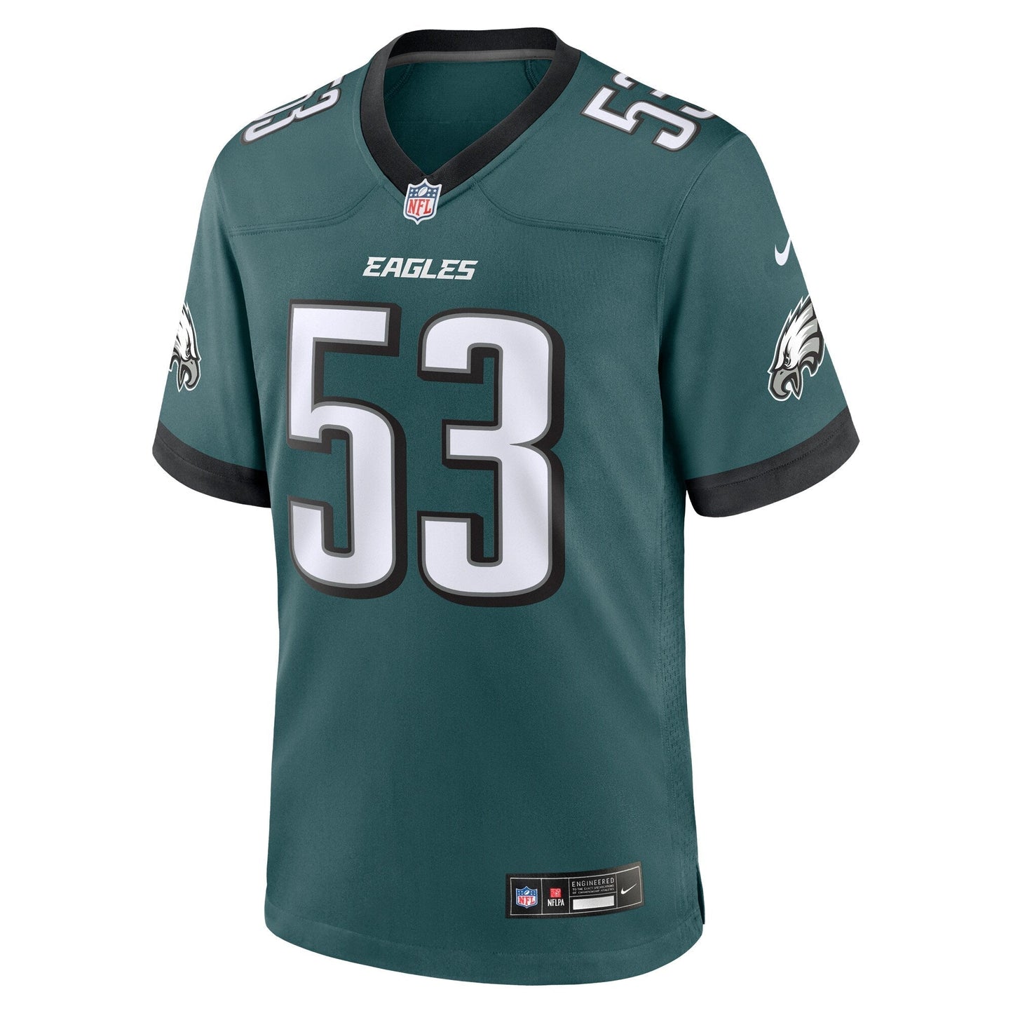 Zack Baun Philadelphia Eagles   Game Jersey - Midnight Green