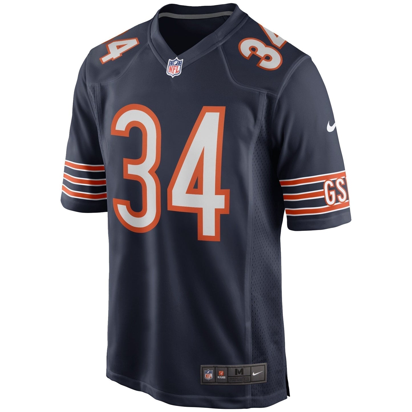 Walter Payton Chicago Bears  Game Retired   Jersey - Navy