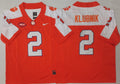 Men's Clemson Tigers Cade Klubnik Orange Player Game Jersey