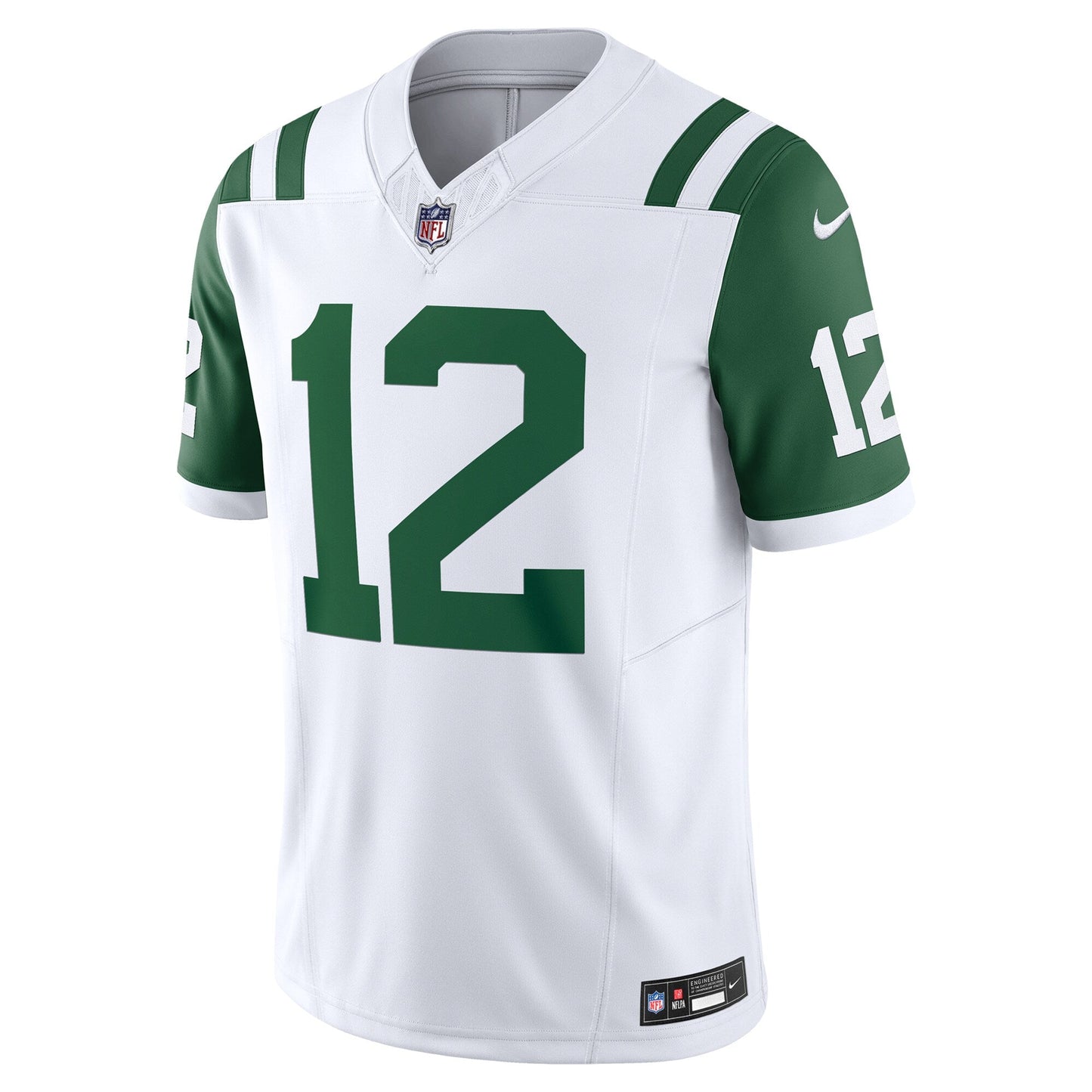 Joe Namath New York Jets  Classic Alternate Vapor F.U.S.E. Retired   Limited Jersey - White