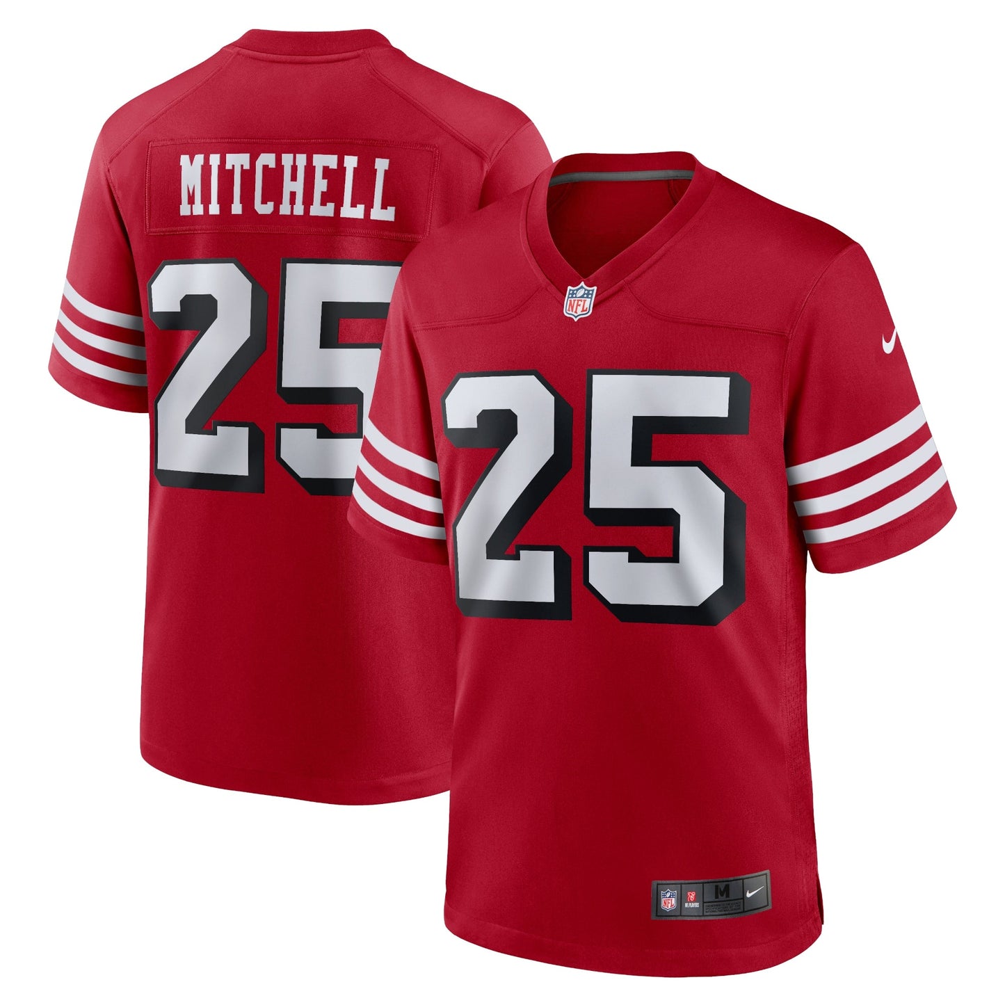 Elijah Mitchell San Francisco 49ers  Alternate Team Game Jersey - Scarlet
