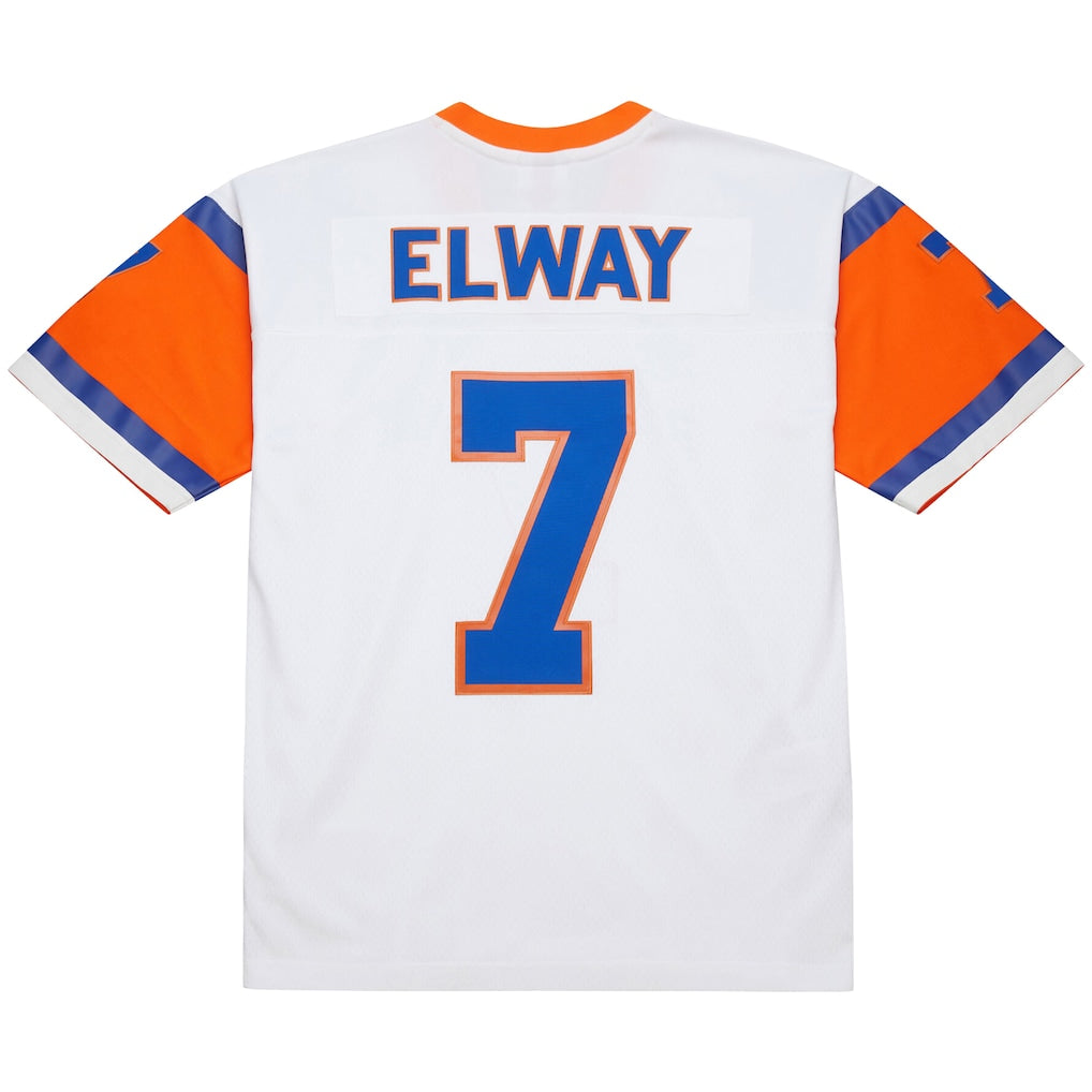 D.Broncos #7 John Elway  White 1994 Legacy Replica Jersey